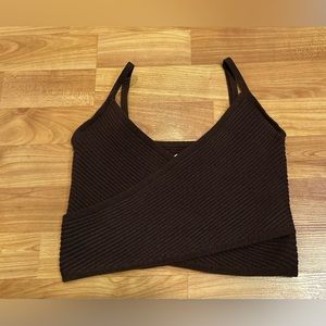 Aerie Crop Crossover Top